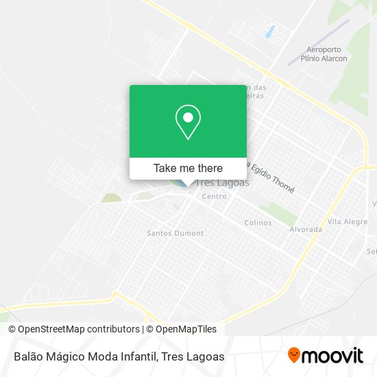 Balão Mágico Moda Infantil map
