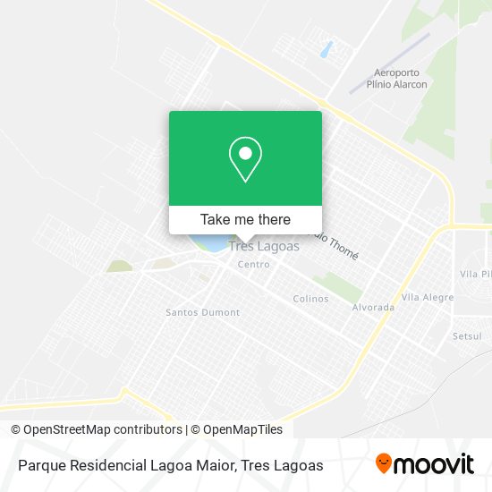 Mapa Parque Residencial Lagoa Maior