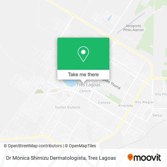 Mapa Dr Mônica Shimizu Dermatologista