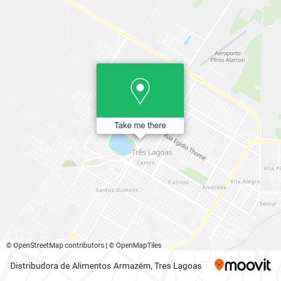 Distribudora de Alimentos Armazém map