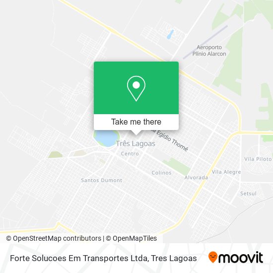 Mapa Forte Solucoes Em Transportes Ltda