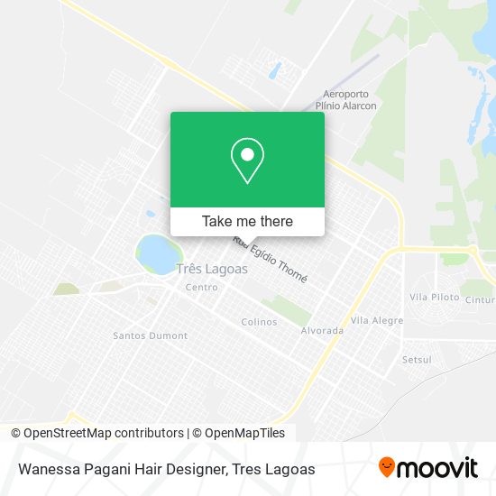 Wanessa Pagani Hair Designer map