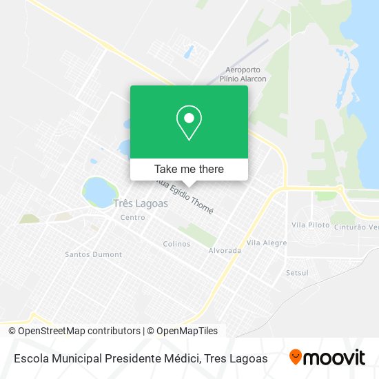 Escola Municipal Presidente Médici map