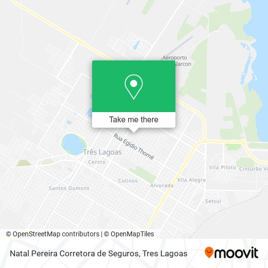Natal Pereira Corretora de Seguros map