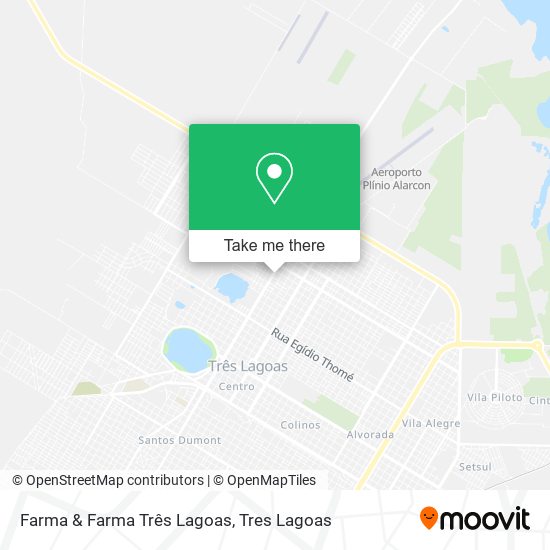 Farma & Farma Três Lagoas map