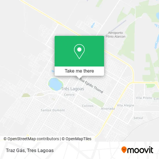 Traz Gás map
