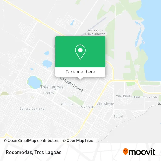 Rosemodas map