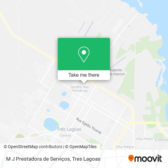 M J Prestadora de Serviços map