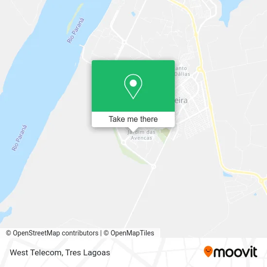 West Telecom map