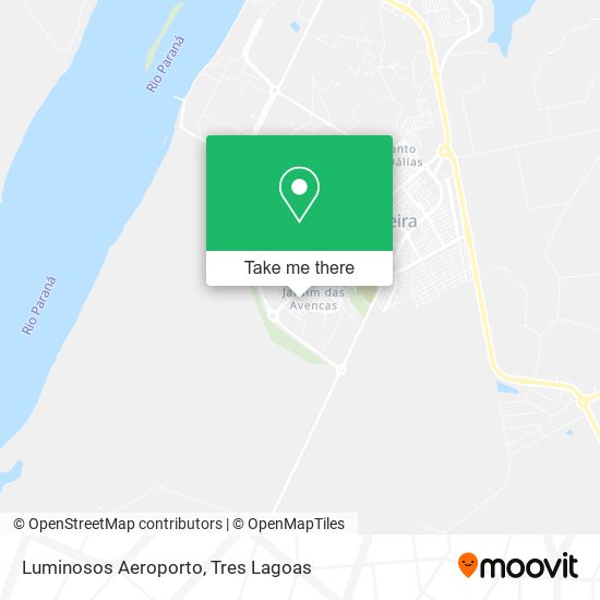 Luminosos Aeroporto map