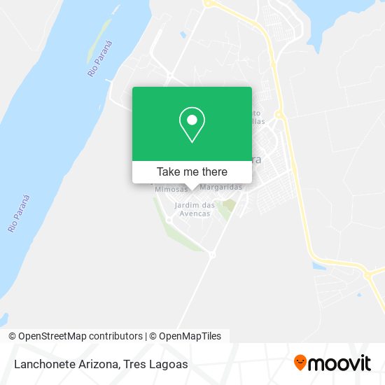 Lanchonete Arizona map