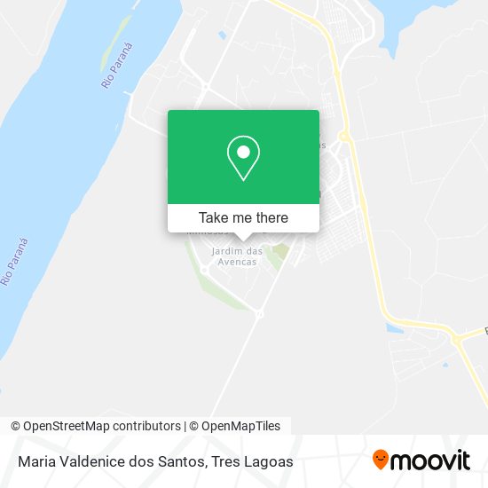 Maria Valdenice dos Santos map