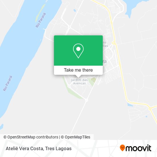 Ateliê Vera Costa map