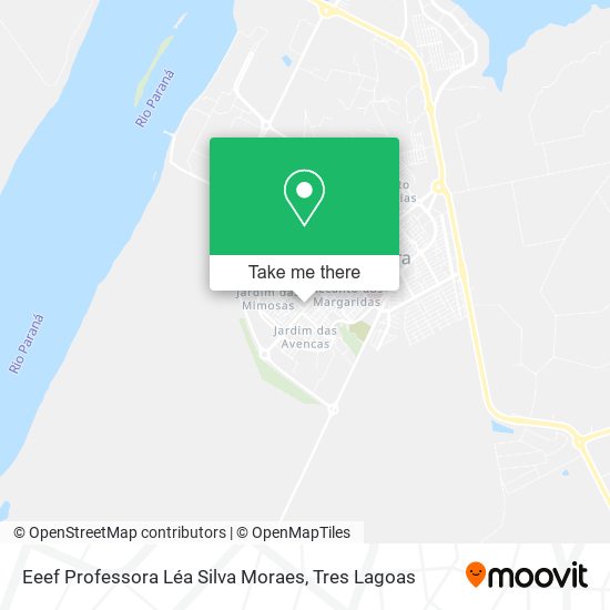 Eeef Professora Léa Silva Moraes map