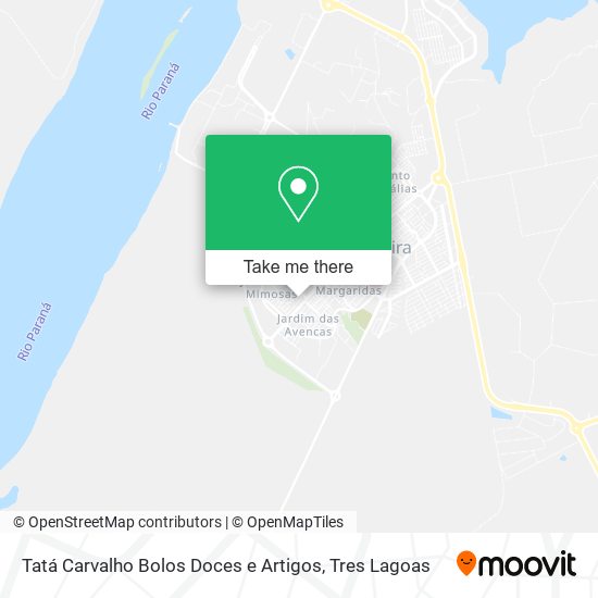 Tatá Carvalho Bolos Doces e Artigos map