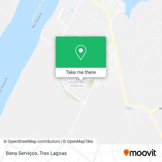 Bena Serviços map
