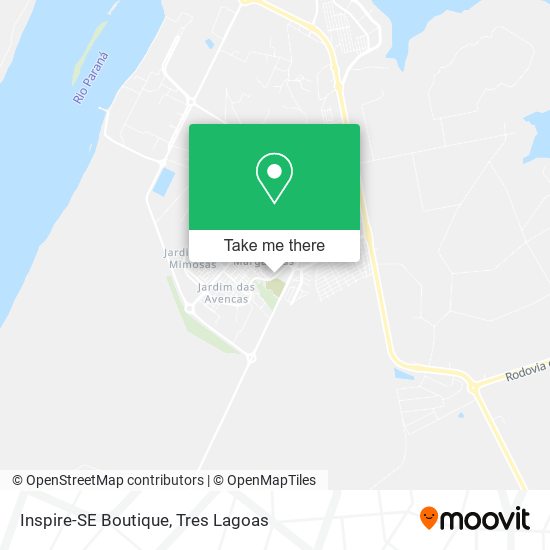 Inspire-SE Boutique map