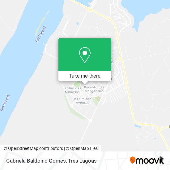 Gabriela Baldoino Gomes map