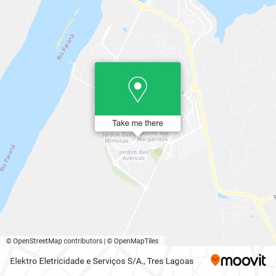 Elektro Eletricidade e Serviços S / A. map