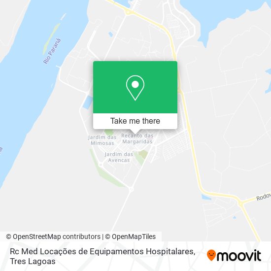 Rc Med Locações de Equipamentos Hospitalares map