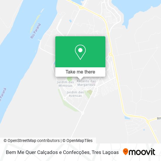 Bem Me Quer Calçados e Confecções map