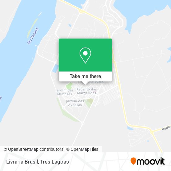 Mapa Livraria Brasil