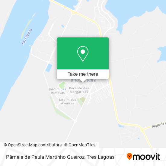 Pâmela de Paula Martinho Queiroz map