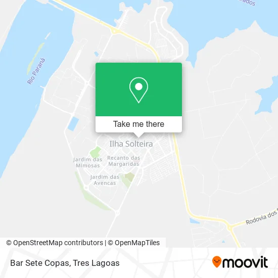 Bar Sete Copas map
