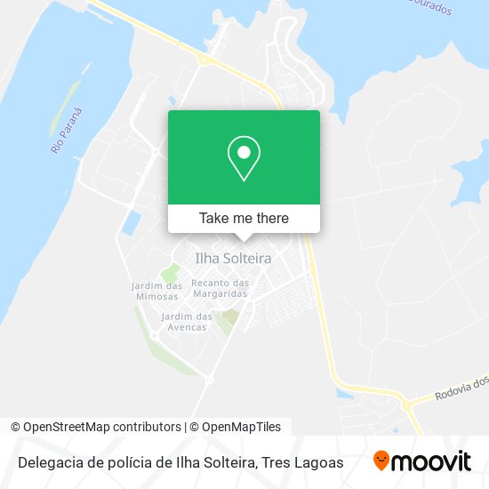 Delegacia de polícia de Ilha Solteira map