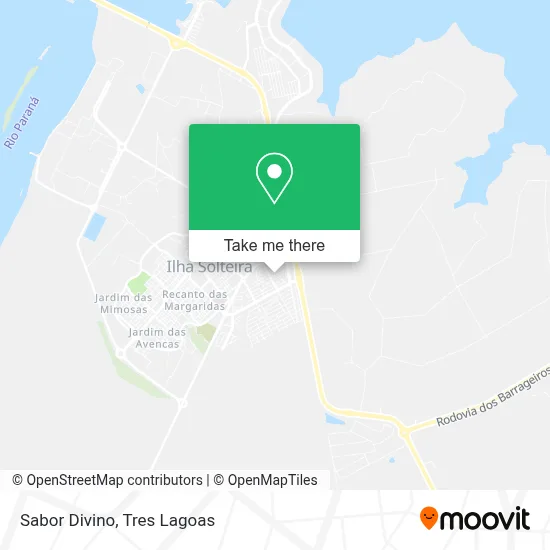 Sabor Divino map
