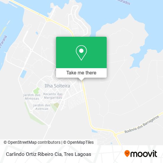 Carlindo Ortiz Ribeiro Cia map