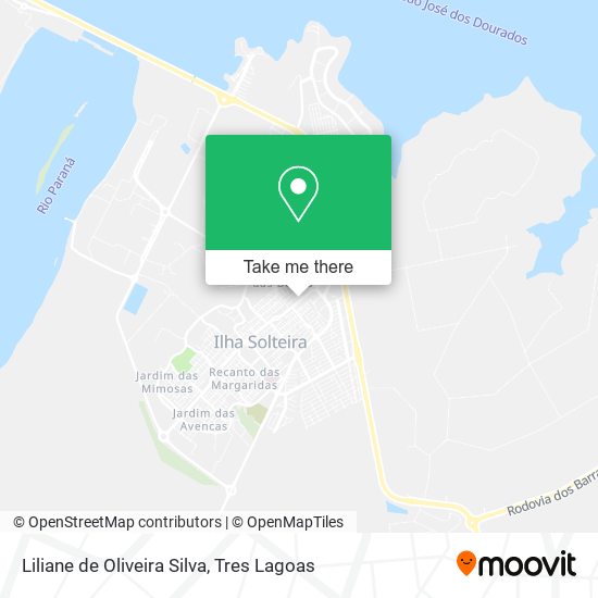 Liliane de Oliveira Silva map