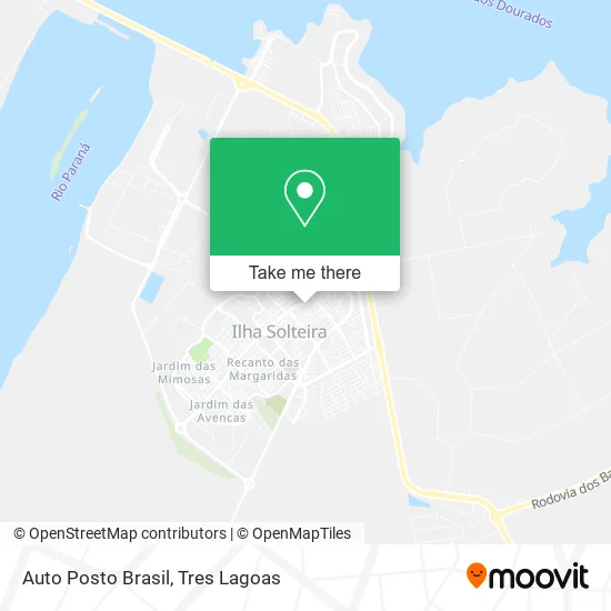 Auto Posto Brasil map