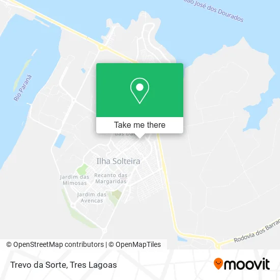 Trevo da Sorte map