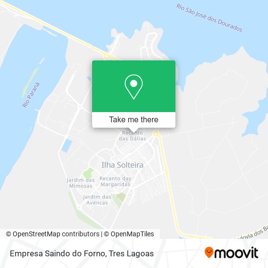 Empresa Saindo do Forno map