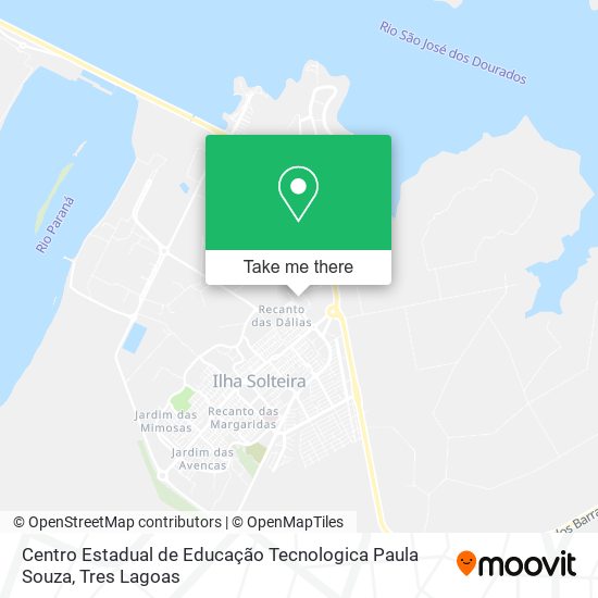 Centro Estadual de Educação Tecnologica Paula Souza map