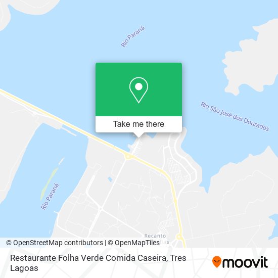 Restaurante Folha Verde Comida Caseira map
