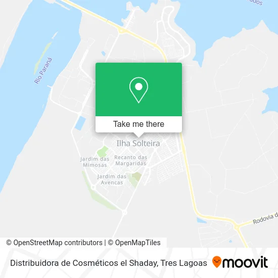 Distribuidora de Cosméticos el Shaday map