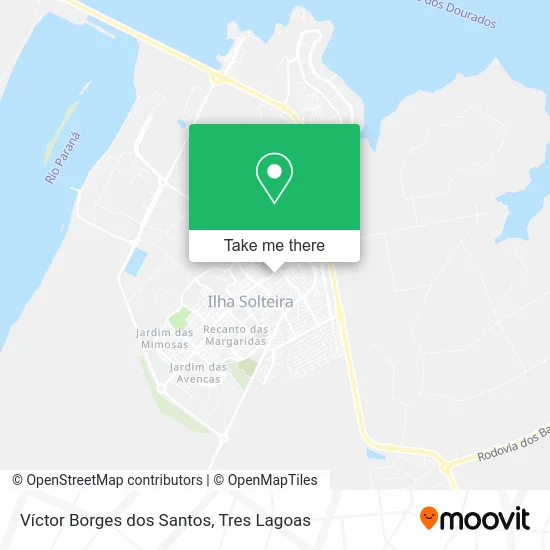 Víctor Borges dos Santos map