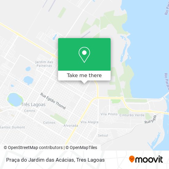 Praça do Jardim das Acácias map