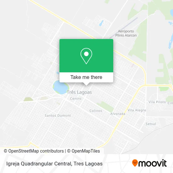 Igreja Quadrangular Central map