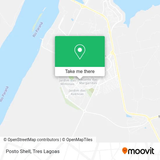 Posto Shell map