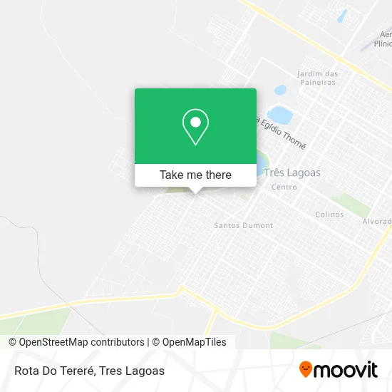 Rota Do Tereré map