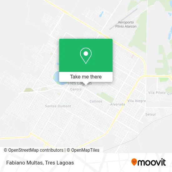 Fabiano Multas map