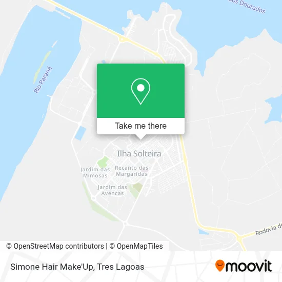 Simone Hair Make'Up map