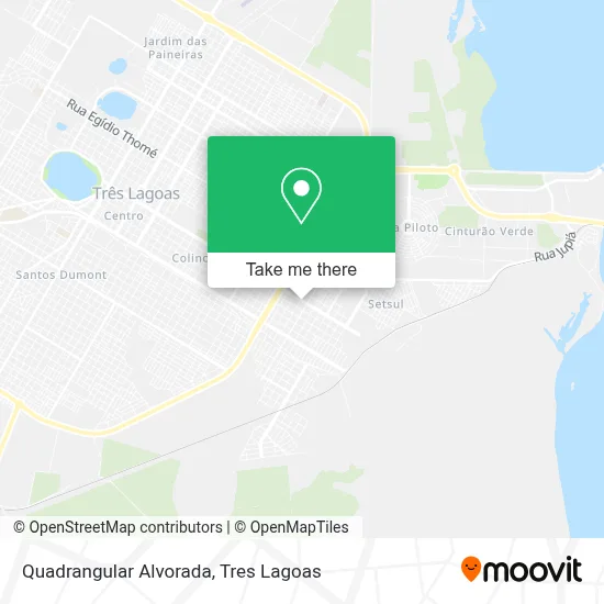 Quadrangular Alvorada map