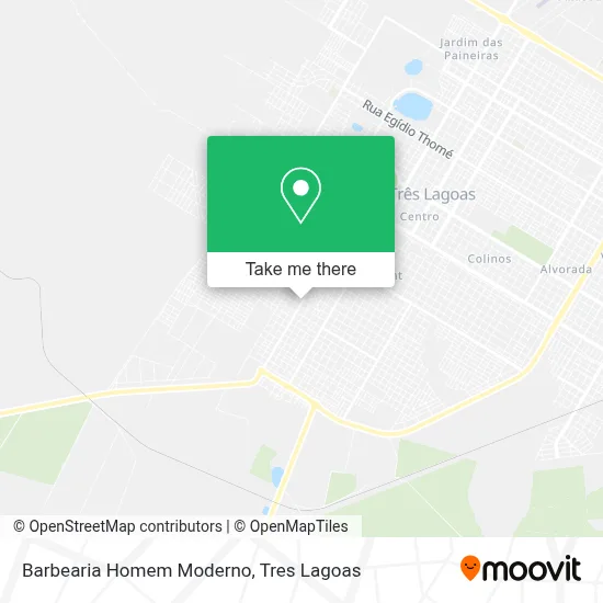 Barbearia Homem Moderno map