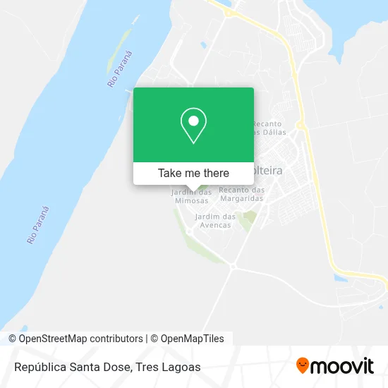 República Santa Dose map