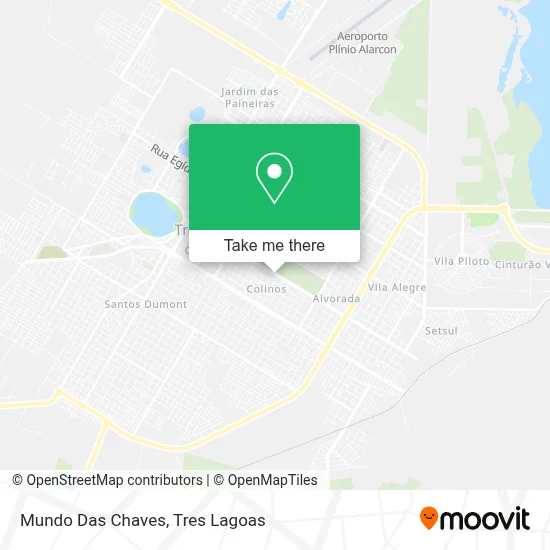 Mundo Das Chaves map
