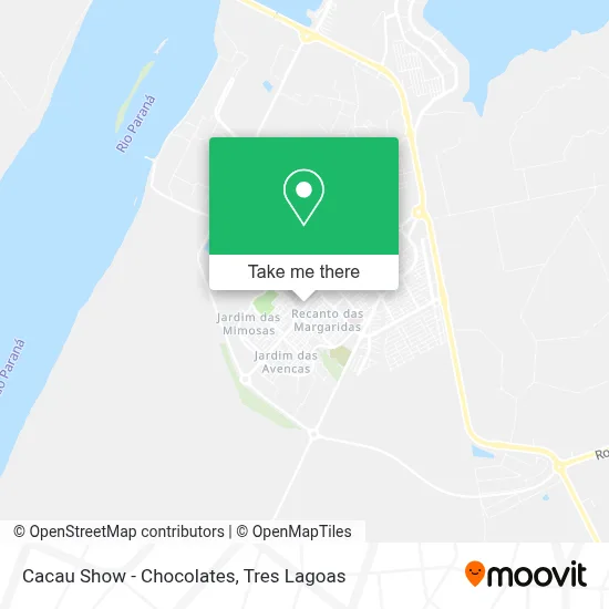Cacau Show - Chocolates map